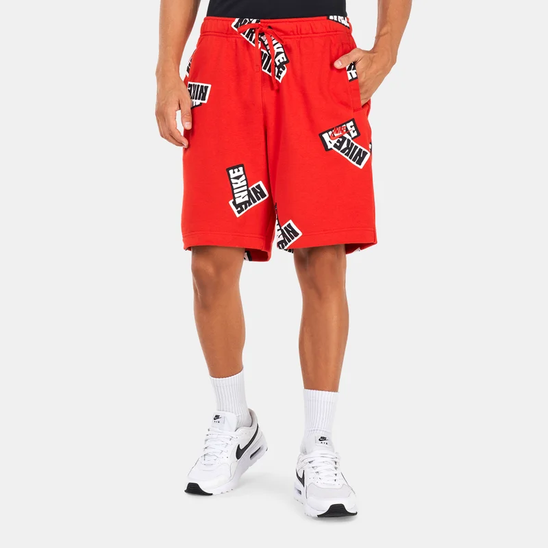 Nike Men's Sportswear SPE+ Sticker Allover Print Shorts