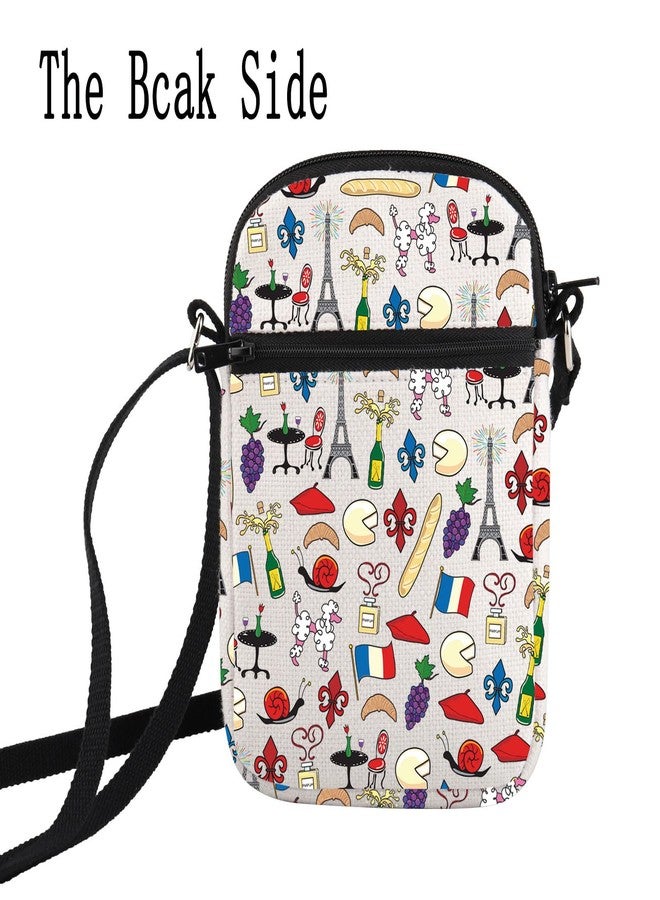 HOLLP French Travel Crossbody Bag Parisian Breakfast Gift Bonjour Paris Small Sling Bag Gift For Travel Lover (Bonjour) - Image 4