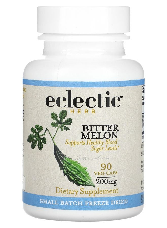 Eclectic Herb Freeze Dried Bitter Melon 200 mg 90 Veg Caps - Image 1