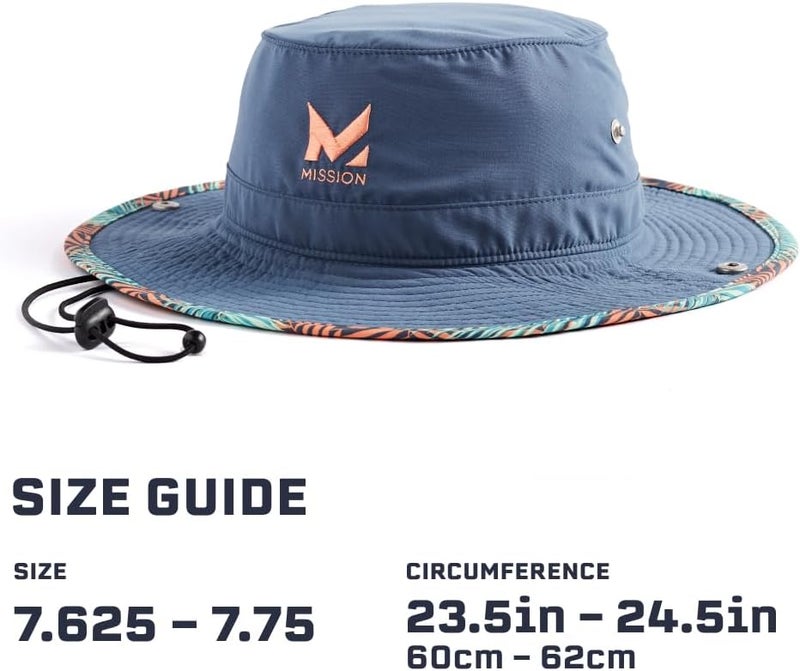 Mission Cooling Bucket Hat - Unisex Wide-Brim Hat for Men & Women - Lightweight, Foldable & Durable - Cools Up to 2 Hours - Image 3