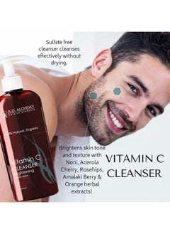 Rd Alchemy Natural & Organic Vitamin C Cleanser. Sulfate Free Cleanser Brightens Skin Tone And Texture As It Cleanses Skin From Dirt Oil And Makeup With Vitamin C Rich Herbal Extracts. - pzsku/ZC9D149277DCB2CB43AE0Z/45/_/1683530128/d58fa1a4-59da-439a-af8c-8d4e02a878a5