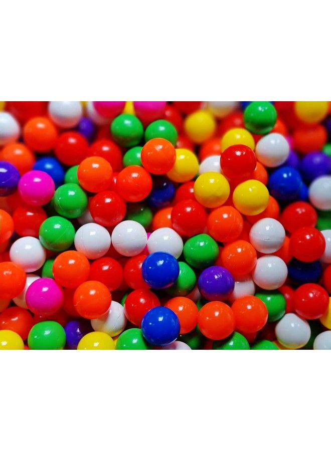 EEVOVEE 100Pcs Softy Non Toxic Plastic Pool Ball For Kids 4.5Cm (Medium Size) (100Pcs) Multi Color - Image 5