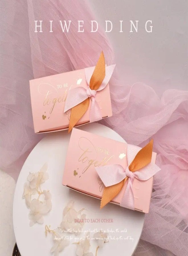 VRB Dec 10 Pcs Small Colorful Folding Gift Boxes for Packaging/Gift Boxes for Gifting,hamper boxes for gift empty,gift hamper box for gifting,return Gifting,Chocolates, Dry Fruits, Wedding & Pooja Gifts (10 Pcs Pink To Be Together) - Image 3