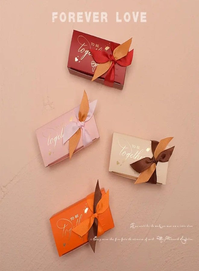 VRB Dec 10 Pcs Small Colorful Folding Gift Boxes for Packaging/Gift Boxes for Gifting,hamper boxes for gift empty,gift hamper box for gifting,return Gifting,Chocolates, Dry Fruits, Wedding & Pooja Gifts (10 Pcs Pink To Be Together) - Image 4