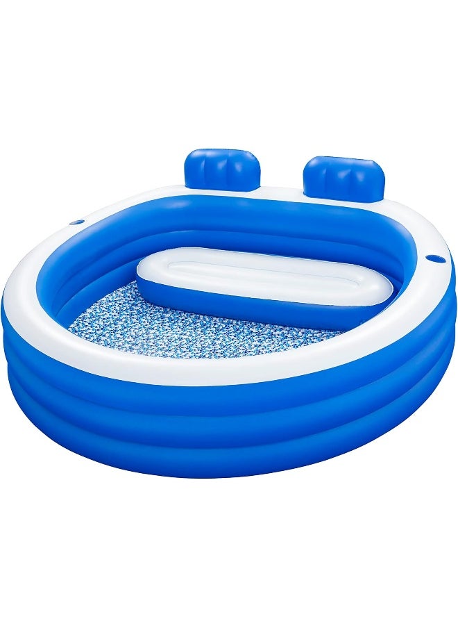 Bestway بركة عائلية سبلاش بارادايس 231x219x79 سم  - Image 1