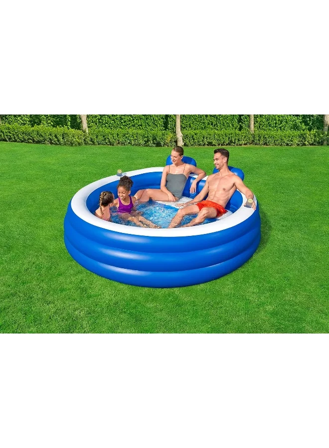 Bestway Bestway Family Pool Splash Paradise 231x219x79cm