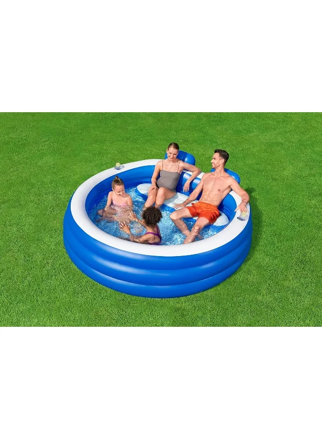Bestway Bestway Family Pool Splash Paradise 231x219x79cm