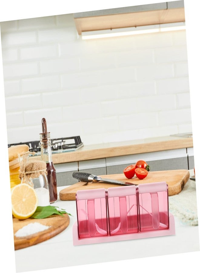 LABRIMP Seasoning Box Large Capacity Seasoning Container with Lid for Kitchen Spice Storage Easy Pour Design and Practical 9.56X3.70X3.54 Inch - Image 5
