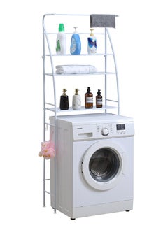LAWAZIM SailSailboat Washing Machine Rack With Towel 25x65x177cm | Laundry rack, Above washing machine storage, Laundry Room Hanger Shelf Space Saving Organizer, Bathroom storage shelf, Utility Rack.  - Image 3