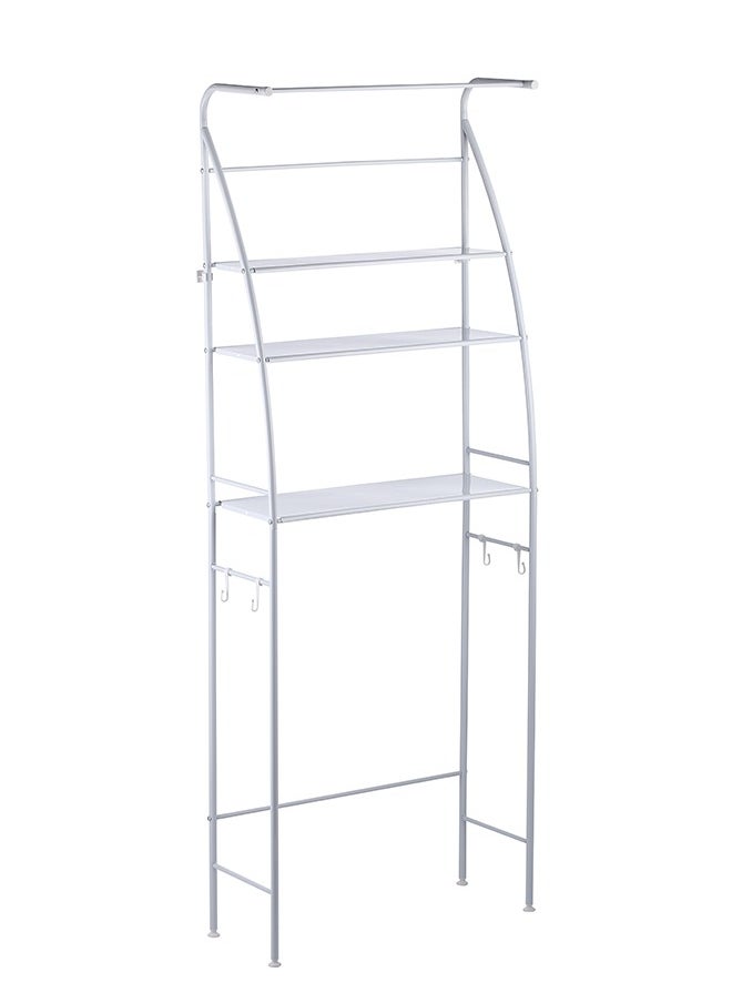 LAWAZIM - SailSailboat Washing Machine Rack With Towel 25x65x177cm | Laundry rack, Above washing machine storage, Laundry Room Hanger Shelf Space Saving Organizer, Bathroom storage shelf, Utility Rack. - Image 1