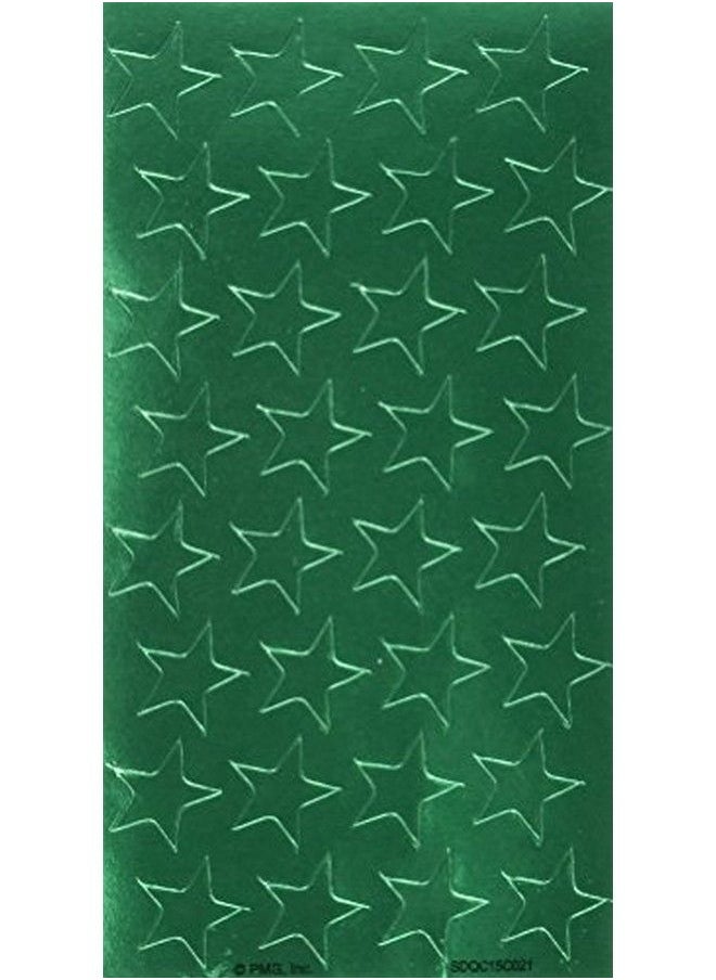 EUREKA Back To School Classroom Supplies Presto Stick Green Star Stickers 1/2'' 250 Pcs  - Image 1