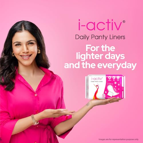 i-activ i Activ Panty Liners for Women Daily Use | 60 Liner Pads | FREE Sanitary Disposable Bag | Less than 1mm Ultra Thin Cottony Soft Pantyliners | Protection Against Leakage, Discharge, Spotting & Rashes - Image 3
