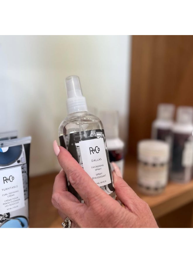 R+Co RCo Dallas Hair Thickening Spray Volumizing Texturizing Spray for All Lengths Adds Volume Body Shine Perfect for Blowouts Curling Irons Roller Sets 85 oz - Image 4