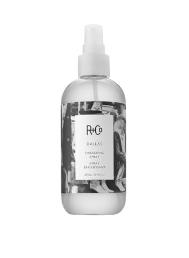 R+Co RCo Dallas Hair Thickening Spray Volumizing Texturizing Spray for All Lengths Adds Volume Body Shine Perfect for Blowouts Curling Irons Roller Sets 85 oz - Image 1