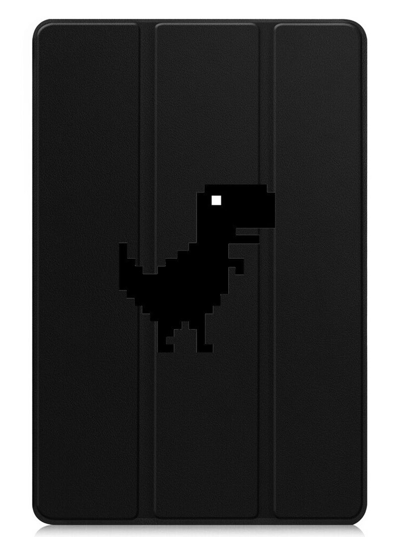 Theodor Protective Flip Case For Apple iPad Air 11 (2024) With Trifold Stand Auto Wake Sleep Shockproof Cover Offline Dino - Image 1