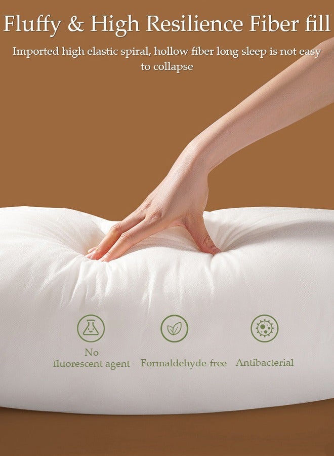 DUNISO H Shaped Full Body Pregnancy Pillow for Pregnant Women, Soft Pregnancy Body Pillow Support for Back, Hips, Legs, Belly, Maternity Pillow with Detachable and Adjustable Pillow - Image 3