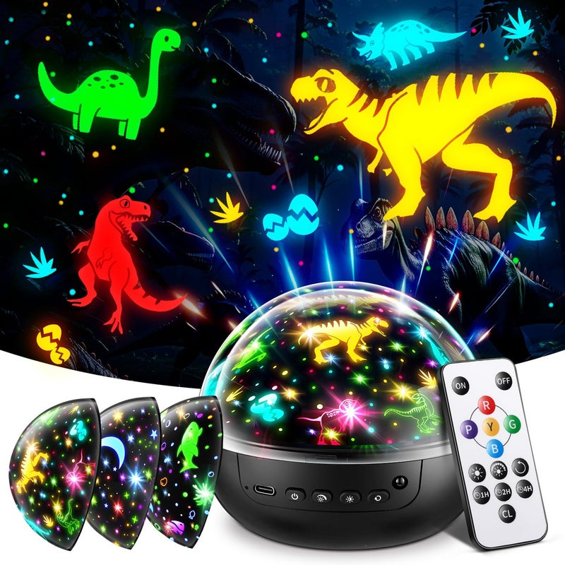 Staryou Dinosaur Toys for Kids 35 Remote3 Films93 Effects Dinosaur Toys for Kids 24 3 Timer5 Brightness 3 Year Old Boy Gift Rotate 3 Year Old boy Birthday Gift Boys Christmas Gifts Boys - Image 2
