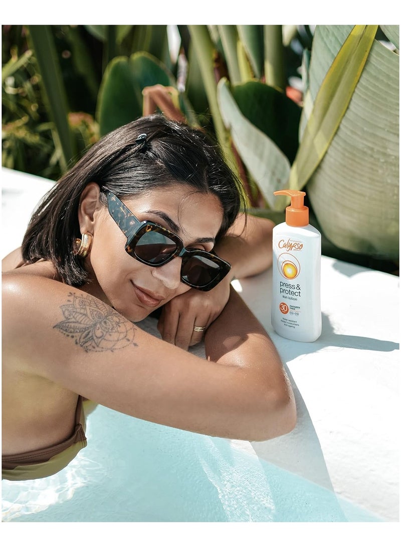 CALYPSO PRESS & PROT SPF30 SUN LOT 200ML - Image 4