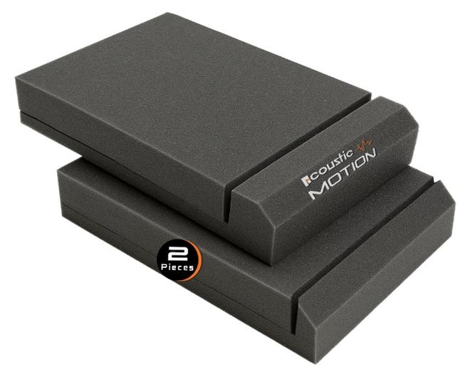 Acoustic Motion Acoustic Studio Monitor Isolation Pads 20cm * 30cm * 5cm for5 Inch Monitors, Pair of Two High Density Acoustic Foam which Fits most Speaker Stands | MS Pad - Image 1