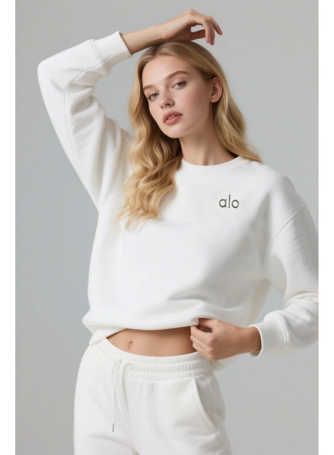 alo casual loose sweatshirt - Image 1