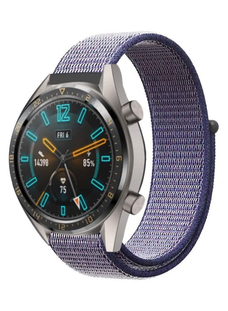 Nylon Loop Wrist Band Replacement for Samsung Galaxy/Huawei Watch 22mm - Image 1