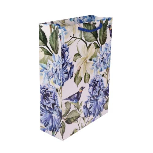 Arrow Paper Products White Hibiscus Return Gift Bags For Gifting, Weddings, Birthday,Holiday Presents (Pack Of 20, 28X20X7.5 Cm) - Image 2