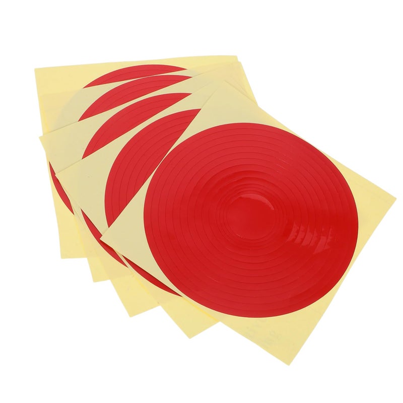 Pressure Gauge Identification Sticker Adhesive Decal Label 5 Sheets UV Resistant - Image 2