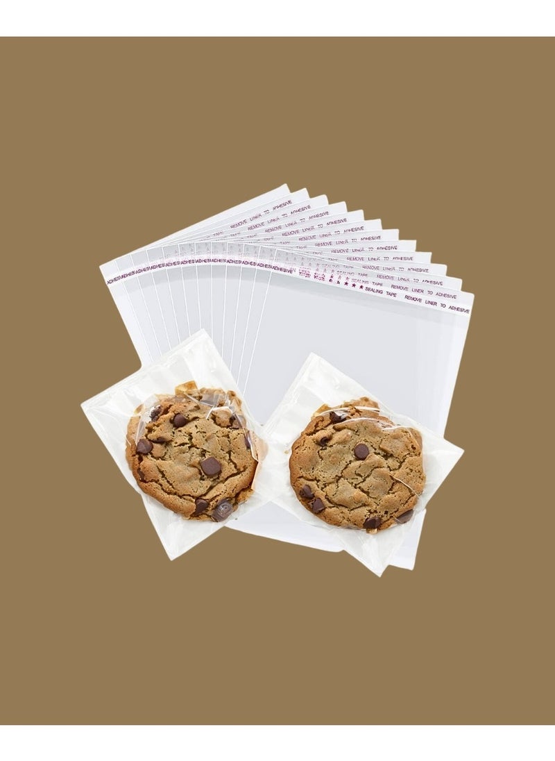 Nice Pack - 4 X 6 inches 535 Count(approx) Resealable Cellophane Plastic Bags for wrapping sweets, cookies, chocolates - Image 1