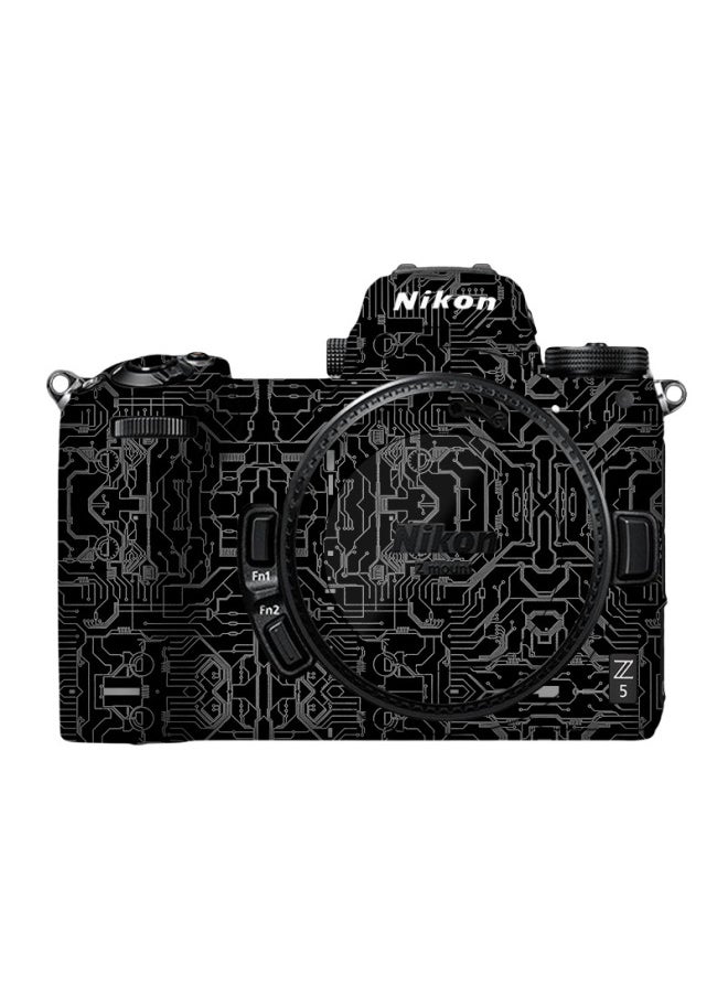 Generic Walking Donkey Suitable For Nikon SLR Camera Z5 Generation Micro Single Body Film Protection Sticker All-inclusive Film-Color:Ghost Black  - Image 3