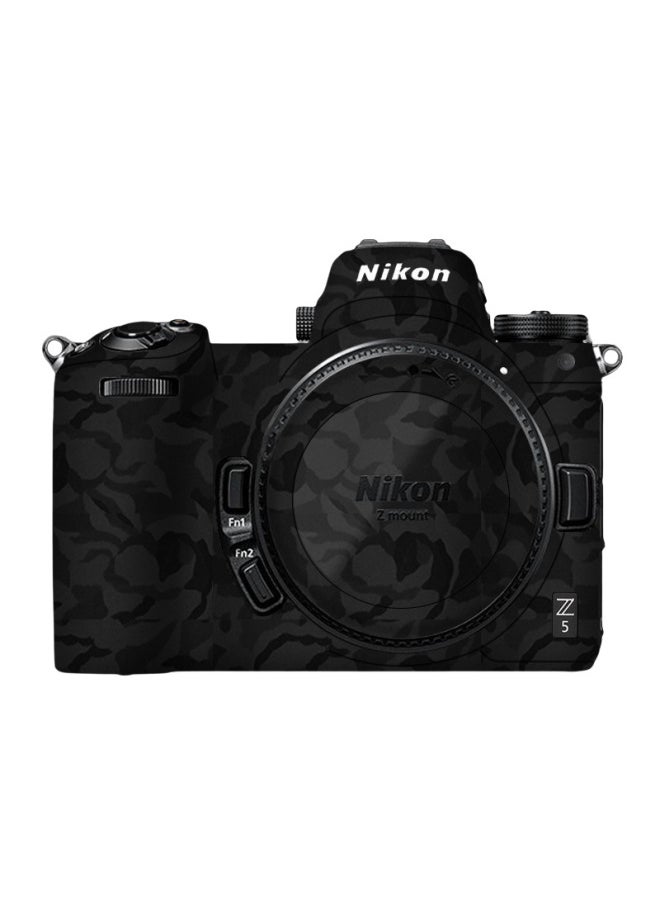Generic Walking Donkey Suitable For Nikon SLR Camera Z5 Generation Micro Single Body Film Protection Sticker All-inclusive Film-Color:Ghost Black  - Image 1