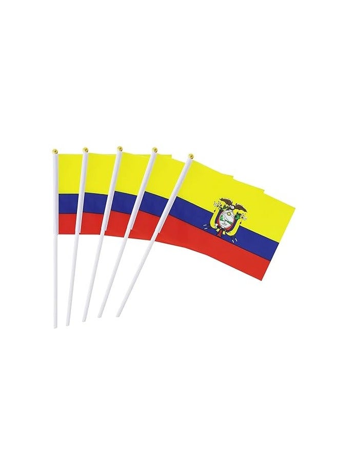 PRINTSHOP4ME Set of 10 Hand-Held Mini Country Flags - Perfect for Parades - Festivals and Party Decorations - Party Favors and Event Supplies - Image 1