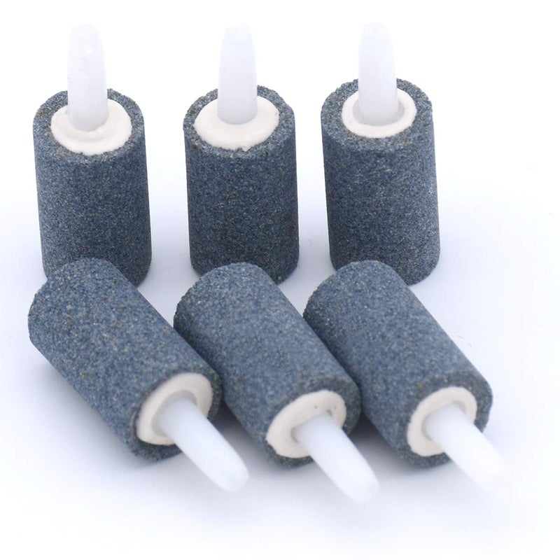 Meridian 10pcs 2.5cm Aquarium Air Stone Cylinder Bubble Diffuser for Fish Tank - Image 4