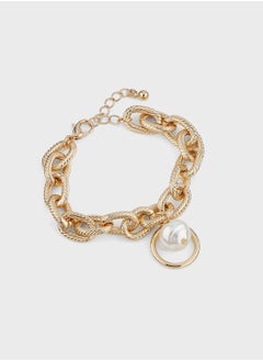 Ella Limited Edition Pearl Charm Chain Bracelet  - Image 2