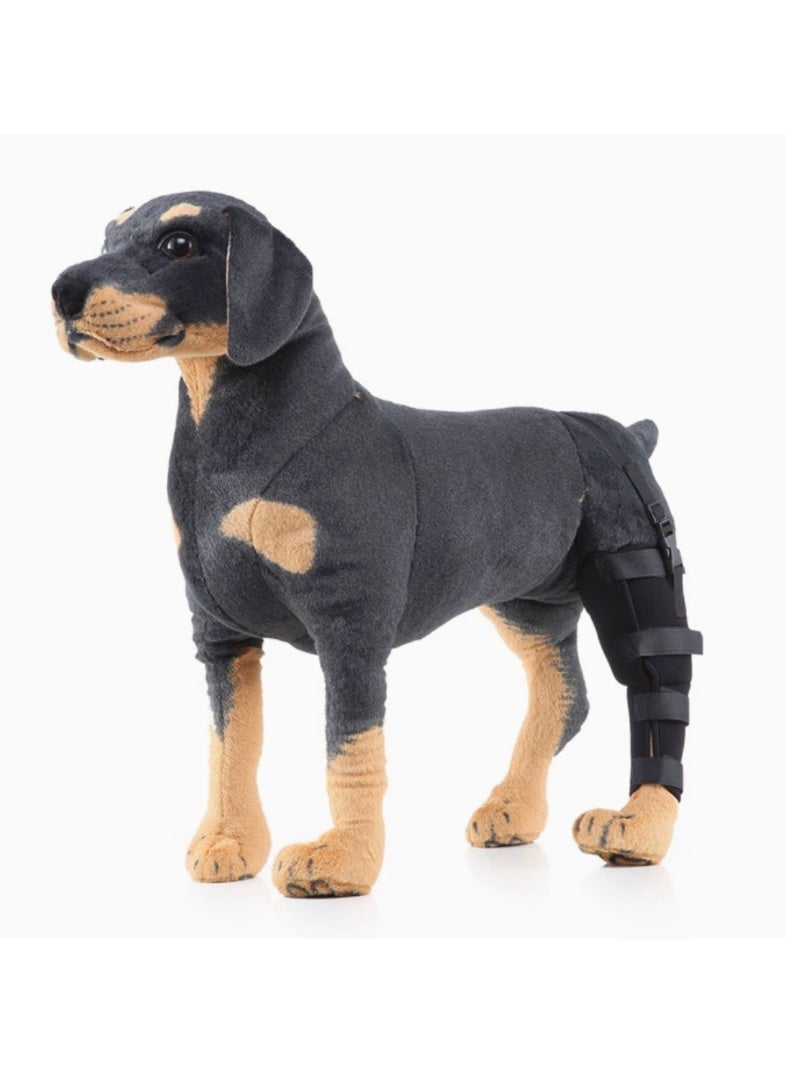 Dog Leg Braces for Back Leg for Support with Cruciate Ligament Injury-Better Recovery with Dog Knee Brace for Torn Acl Hind Leg-Adjustable Hip Dysplasia Dog Acl Brace Hind Leg Rear, left hind leg Black - Image 1