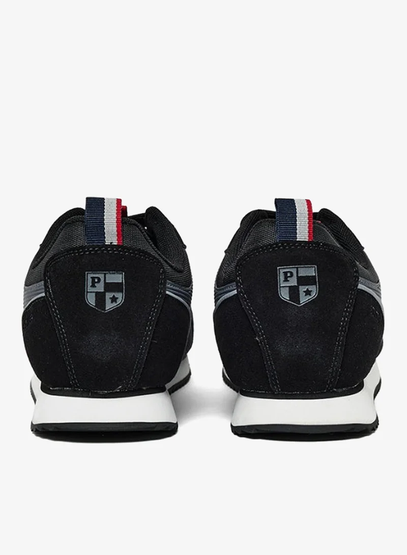 U.S. Polo Assn. black US Polo Assn MEDI GLB 6FX Men’s Casual Sneakers – Black Lifestyle Lace-Up Shoes for Men | Best Price UAE