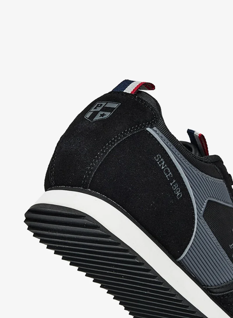 U.S. Polo Assn. black US Polo Assn MEDI GLB 6FX Men’s Casual Sneakers – Black Lifestyle Lace-Up Shoes for Men | Best Price UAE