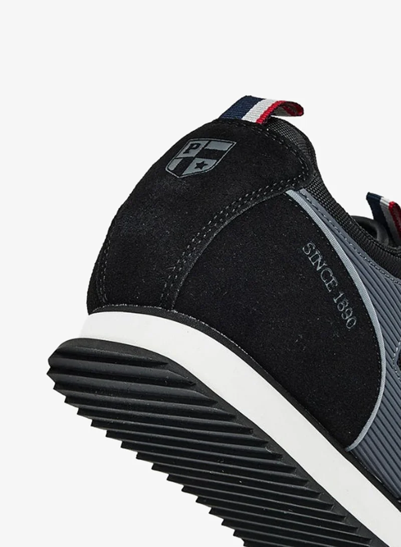 U.S. Polo Assn. black US Polo Assn MEDI GLB 6FX Men’s Casual Sneakers – Black Lifestyle Lace-Up Shoes for Men | Best Price UAE