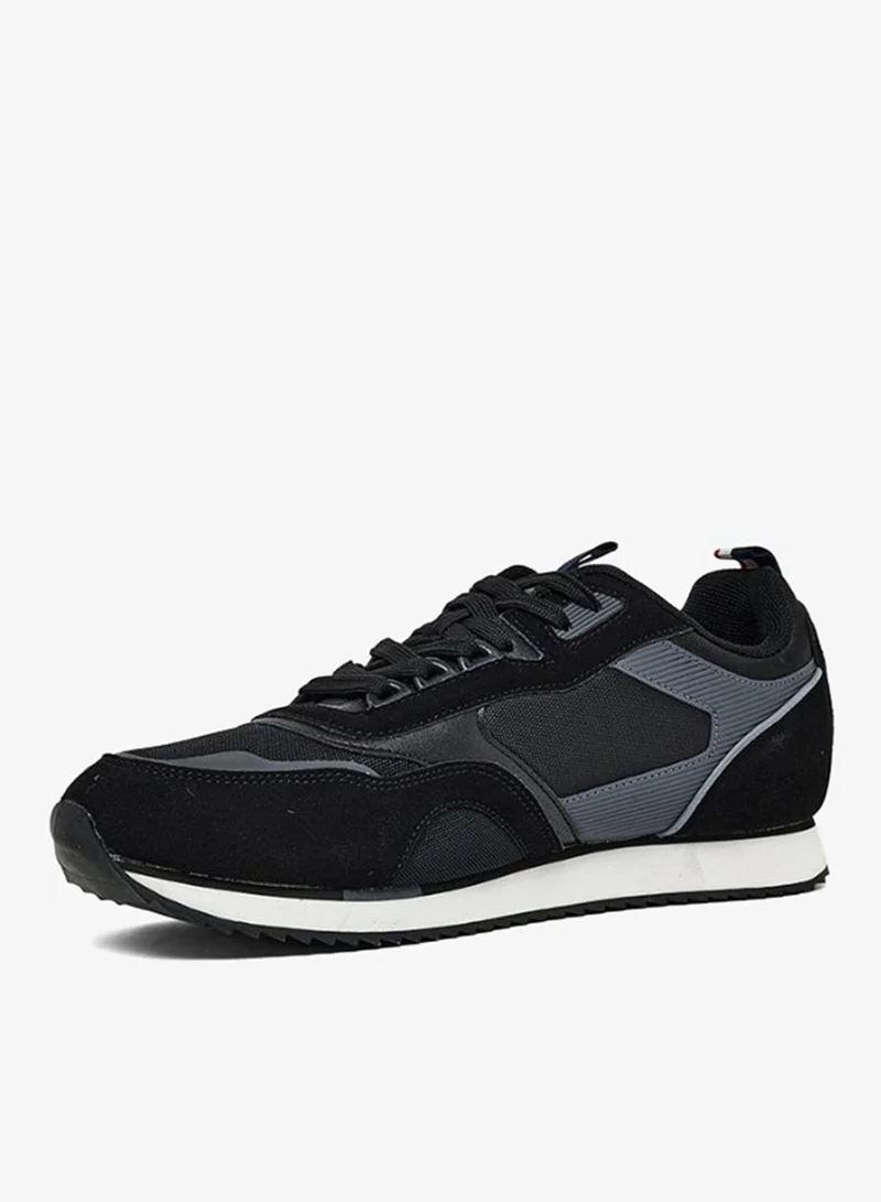 U.S. Polo Assn. black US Polo Assn MEDI GLB 6FX Men’s Casual Sneakers – Black Lifestyle Lace-Up Shoes for Men | Best Price UAE
