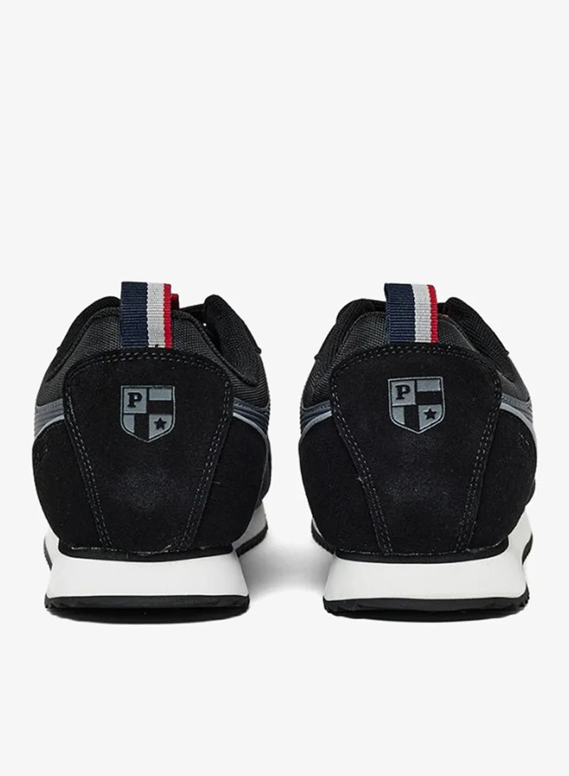 U.S. Polo Assn. black US Polo Assn MEDI GLB 6FX Men’s Casual Sneakers – Black Lifestyle Lace-Up Shoes for Men | Best Price UAE