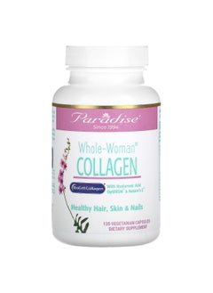 Paradise Herbs Paradise Herbs, Whole-Woman Collagen, 120 Vegetarian Capsules  - Image 1
