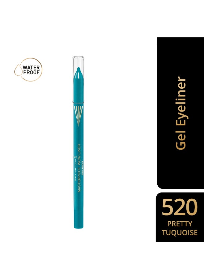 Max Factor Masterpiece Wow Liner - 520 - Pretty Turquoise, 1.2g - Image 2