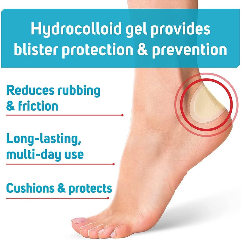 Care Science Blister Cushion Hydrocolloid Gel Bandages, 30 ct | Cushions & Protects Blisters, Long-Lasting - Image 3