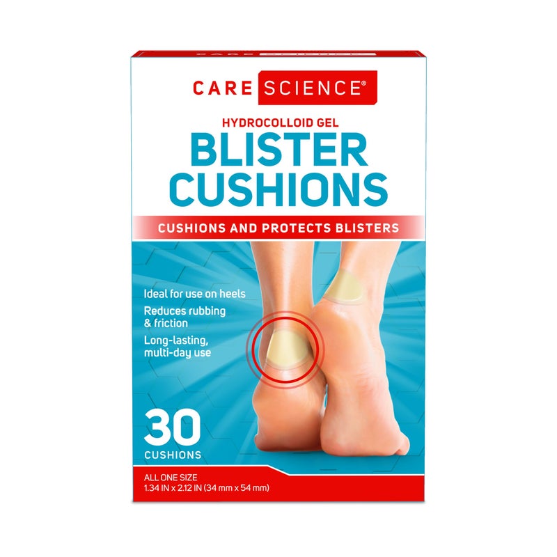 Care Science Blister Cushion Hydrocolloid Gel Bandages, 30 ct | Cushions & Protects Blisters, Long-Lasting - Image 1