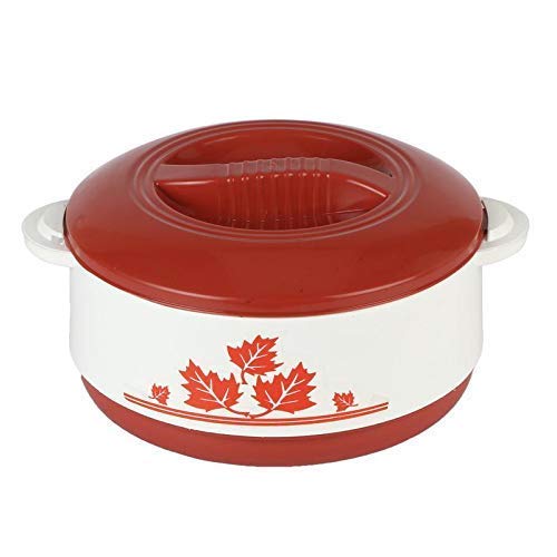 Dr. Equipment Ever 'n' Green Plastic Casserole With Cover And Bottom, Set of 1, 2 L, Red - Image 1