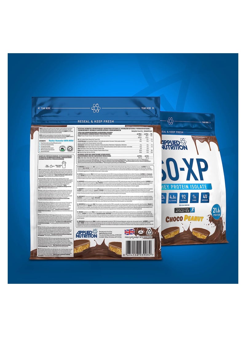 Applied Nutrition Applied Nutrition ISO XP Whey Isolate - Whey Protein Isolate Powder, ISO-XP Funky Yummy Flavours (1kg - 40 Servings) (Choco Bueno)  - Image 4