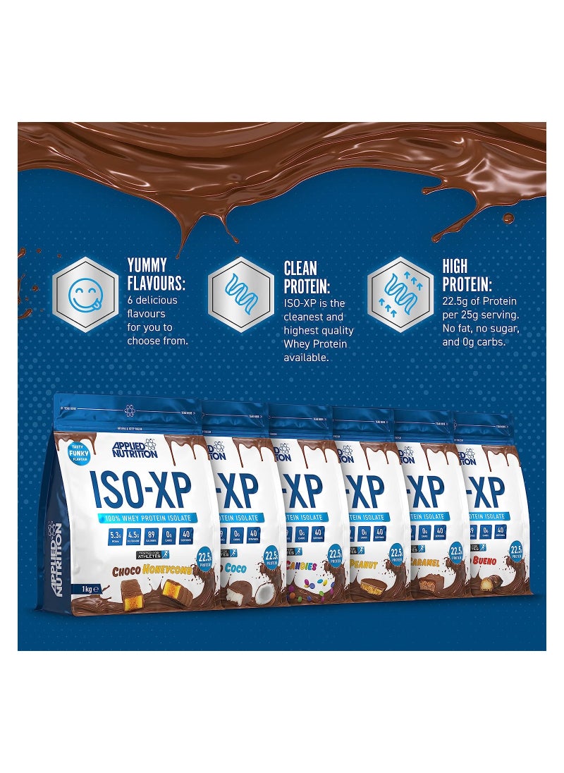 Applied Nutrition Applied Nutrition ISO XP Whey Isolate - Whey Protein Isolate Powder, ISO-XP Funky Yummy Flavours (1kg - 40 Servings) (Choco Bueno)  - Image 3