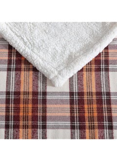 Eddie Bauer Throw Blanket Super Soft Reversible Sherpa Fleece Bedding Ideal And White Elephant Gifts Cozy Plaid Throw Blankets For Couch Edgewood Red Throw  - Image 4