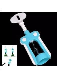 Auraaq Auraaq Red Wine Corkscrew Opener Air Pressure Pump Wine Bottle Opener Easy Cork Wine Remover Corkscrew Pack of 1  - Image 2