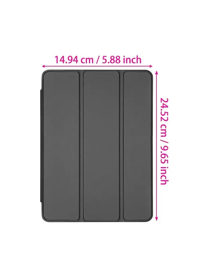 متوافق مع تاب أ 10 1 إنش 2019 T510 T515 غطاء وقائي قائم رفيع جداً TL أسود - Image 2