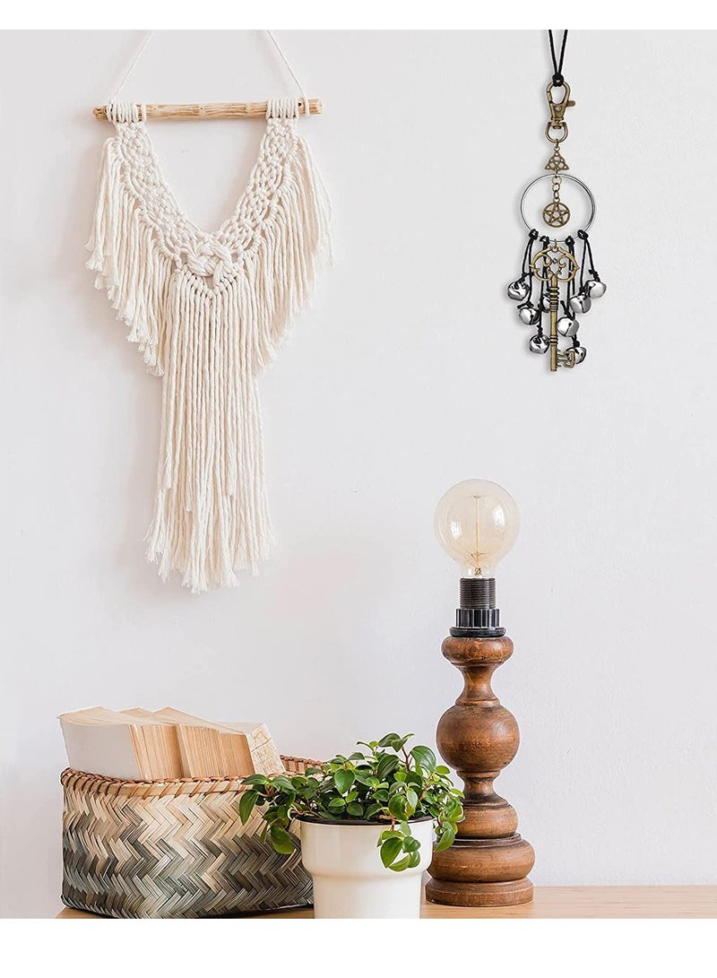 SYOSI Vintage Door Bells for Decoration, Magical Style Bells Supplies, Special Unique Decor, Interesting Antique Magic Keys, Great Gifts, 2PCS  - Image 2